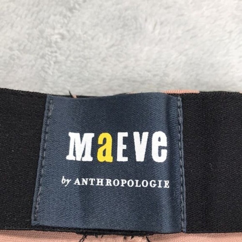 Maeve The Margot Cropped Kick Flare Pants Brown/Black Flowers Size  S - Picture 3 of 11